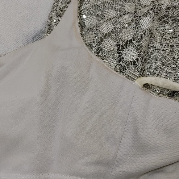 BARI JAY FORMAL/PROM FULL LENGTH GOWN WITH RHINESTONE SPAGHETTI STRAPS SIZE13/14 - Picture 12 of 14